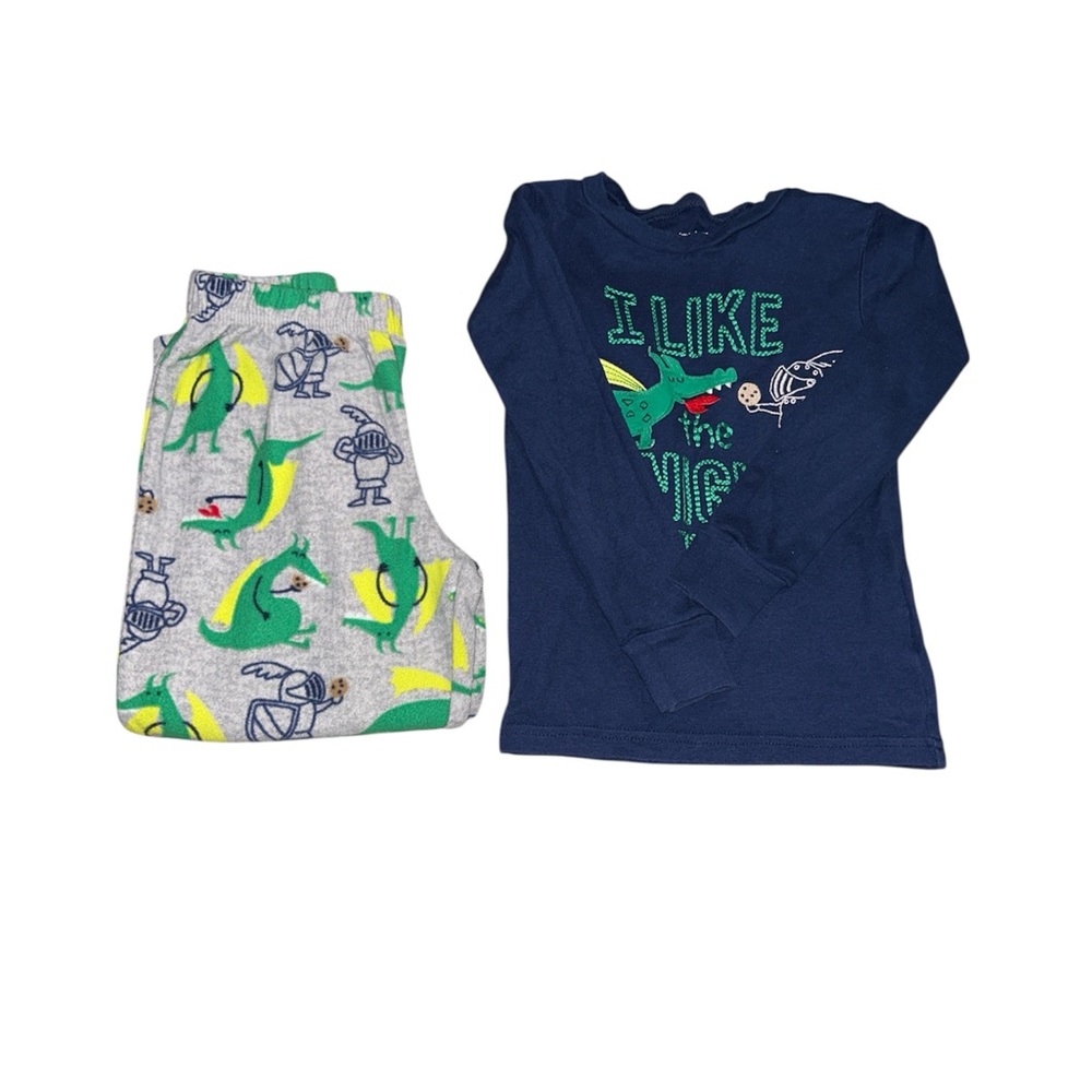 Kids Navy and Gray Pajama Set